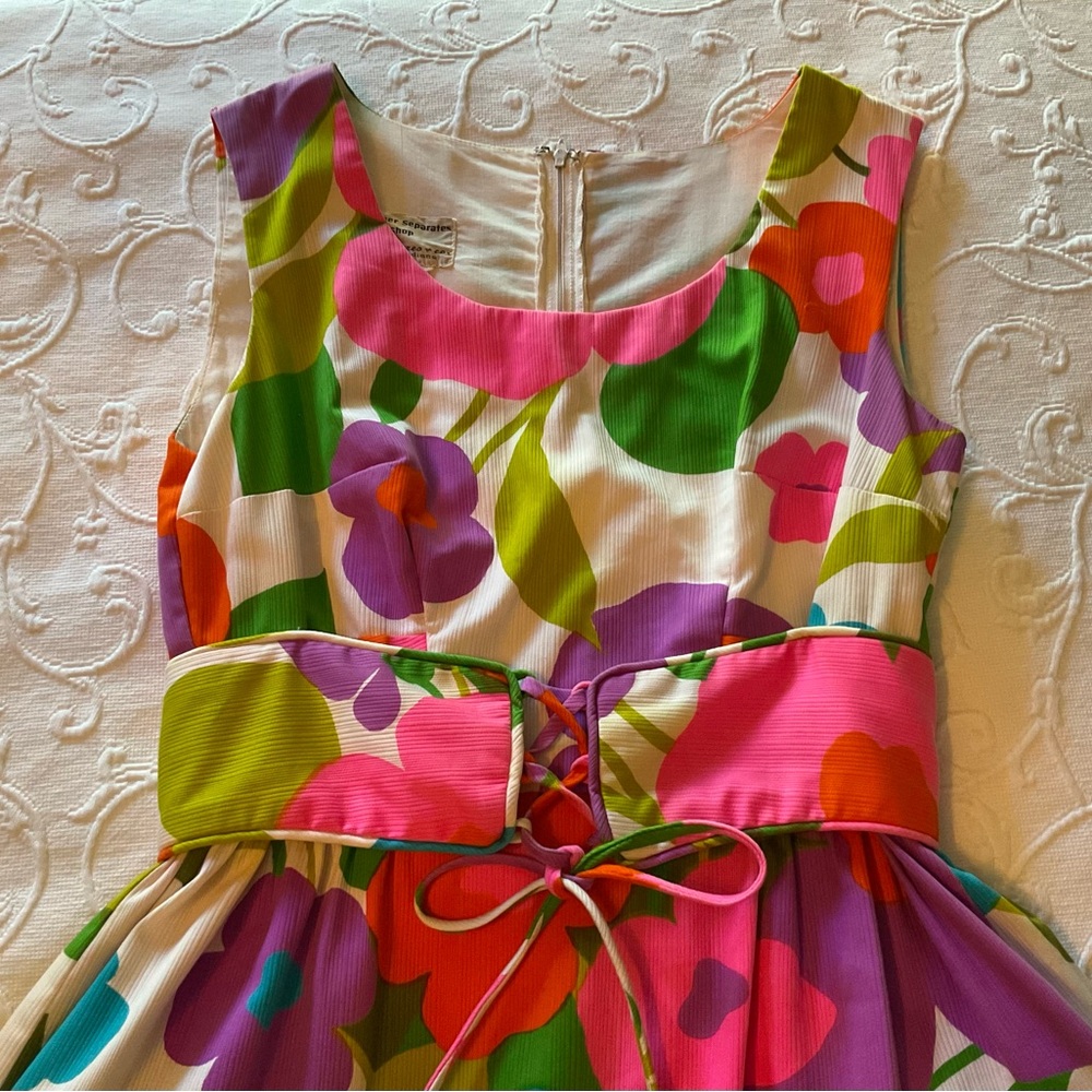 Vintage Flower Power Dress